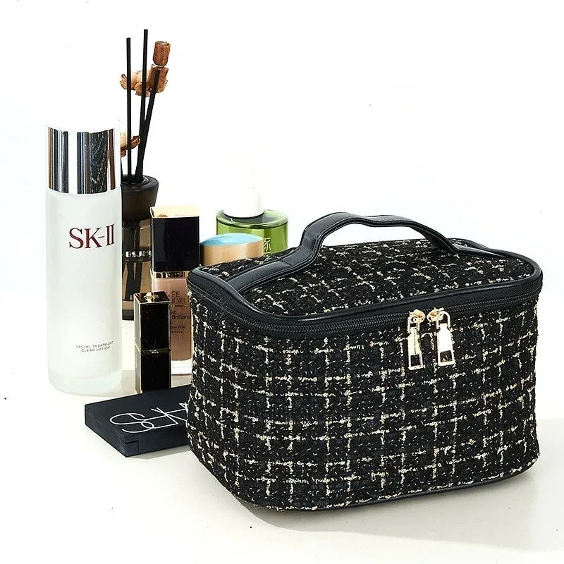 trousse à cosmétiques pour femmes, grande capacité, inspirée par instagram, nouveau style coréen, organisateur de toilette portable
