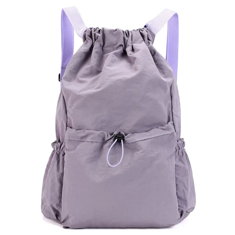 nouveau sac à dos pliable à cordon de serrage, imperméable, léger, grande capacité, sac de sport, sac de voyage portable pour la randonnée en plein air et les loisirs.