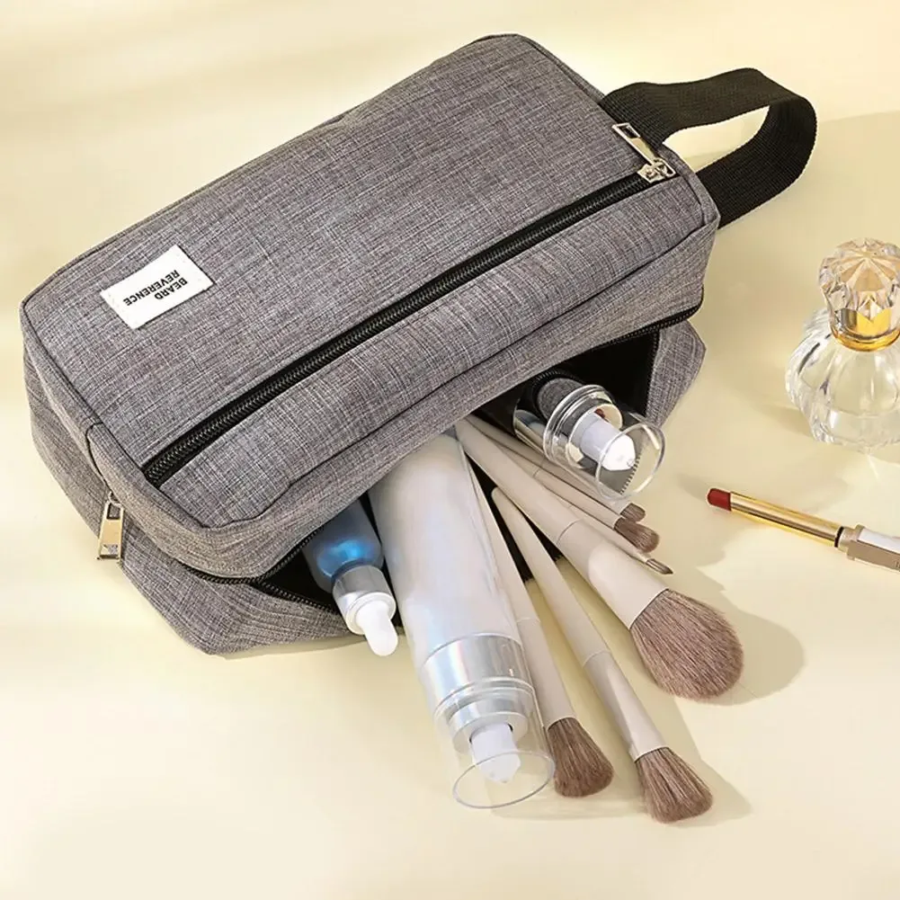 trousse de maquillage de capacité pour hommes et femmes – trousse à cosmétiques trousse de toilette de voyage d'affaires en plein air