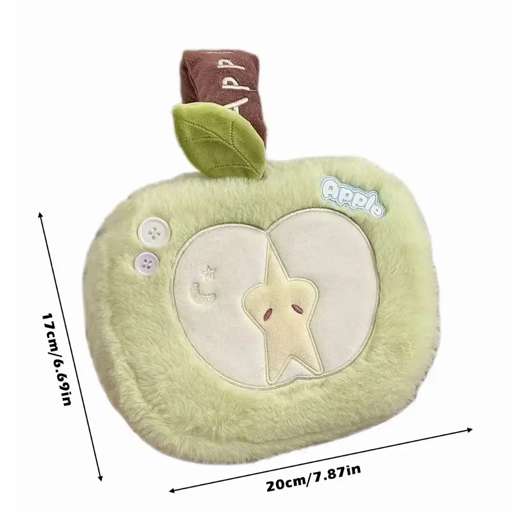 trousse de maquillage portable, trousse de toilette en forme de pomme de grande capacité, sac de rangement de séparation pour cosmétiques