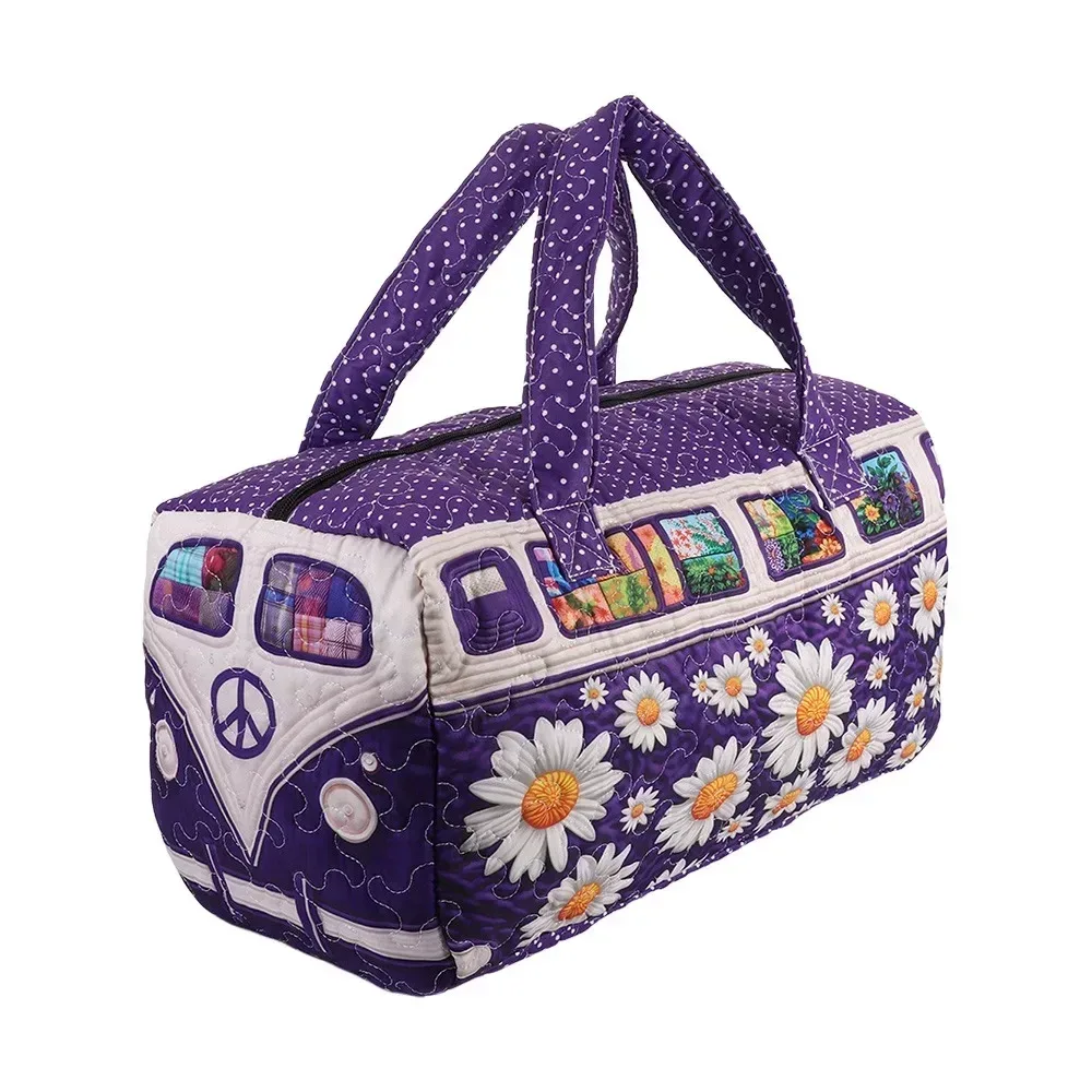 sac de voyage matelassé à sangle réglable, sac fourre-tout matelassé 3d, sac à main pour courtes distances, sac de voyage grande capacité