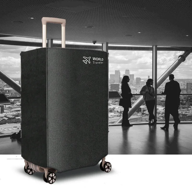 housse de protection pour bagages non tissée, 1 pièce, anti-poussière, valise à roulettes, résistante à l'usur