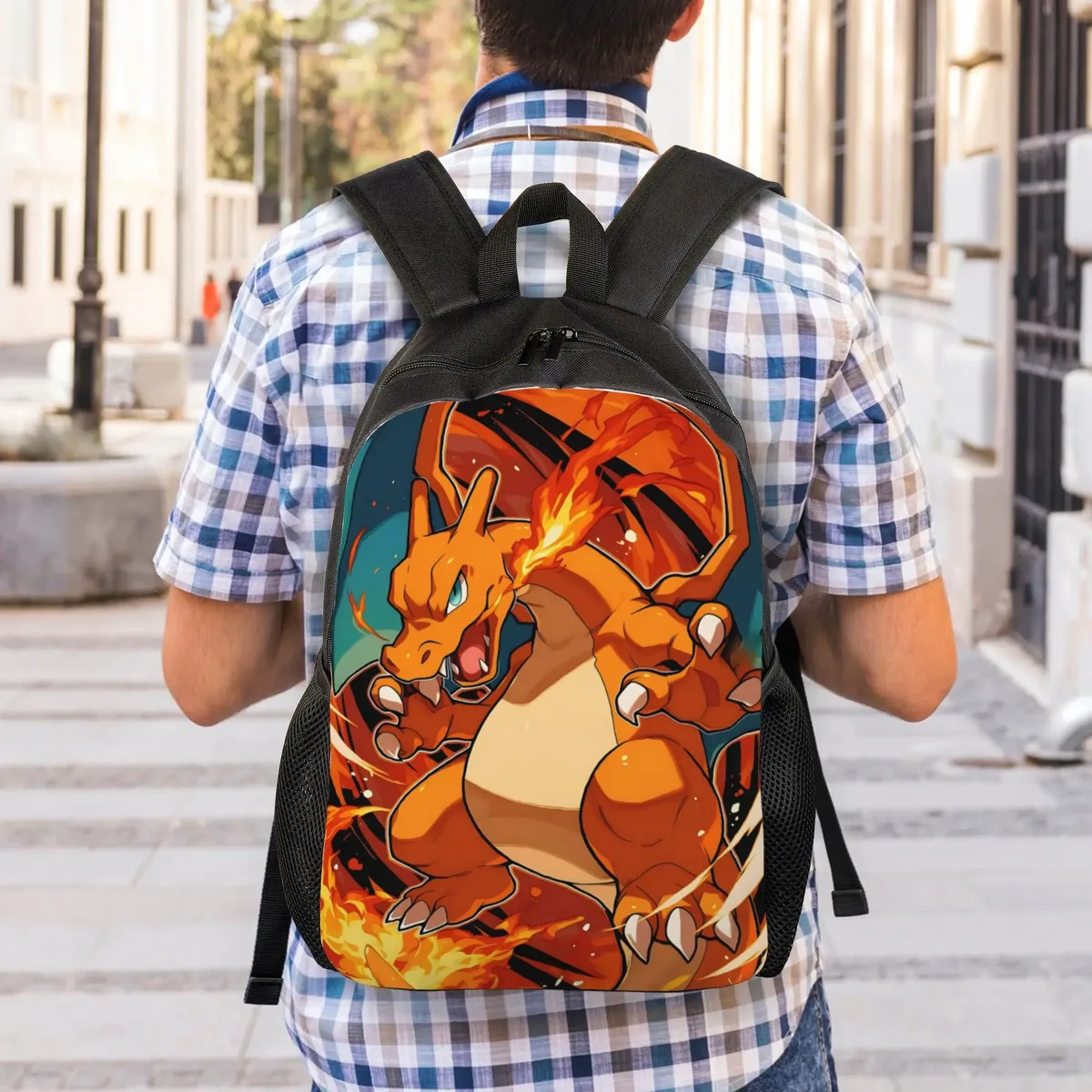 sacs à dos tendance, sac à dos pokemon, sac à dos de jour, sac à dos charizard, mochila, sac à dos de camping robuste, sac à dos à bandoulière