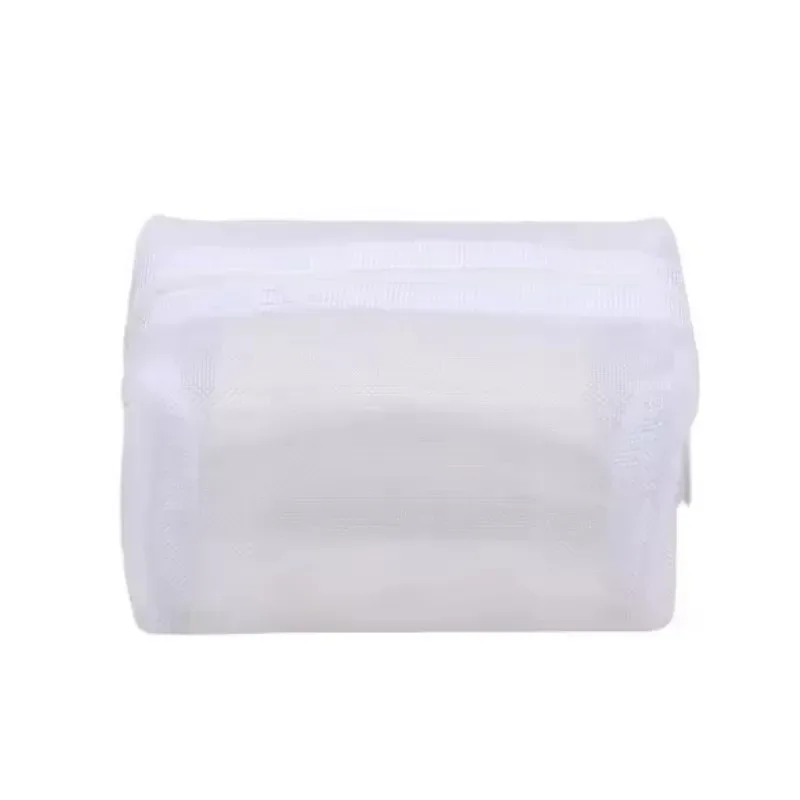 mini sacs cosmétiques en maille de nylon transparente, jolies petites pochettes pour femmes pour rouge à lèvres et maquillage, étui organisateur pour câbles de données, clés et écouteurs.