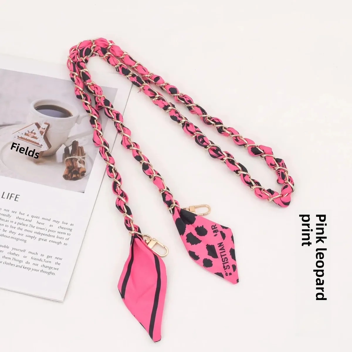 chaîne de remplacement haut de gamme pour sacs à main, chaîne écharpe tissée pour sacs bandoulière, accessoire de modification pour sac à bandoulière simple