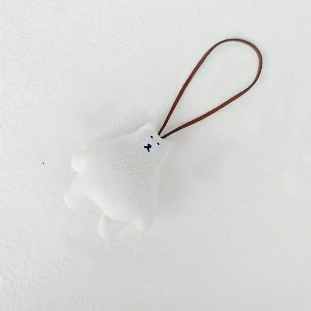 gril soft bag pendant pour filles, breloques de sac, accessoires assortis, queue, décoration de sac à dos, biscuit, style coréen, lanière animale