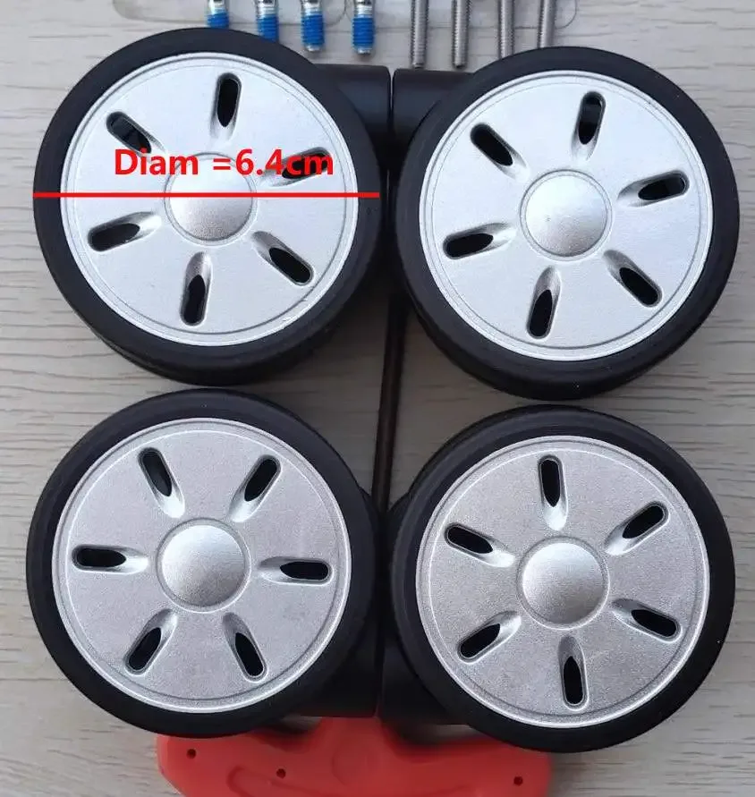 étui de protection pour roues de bagages rimowa, diamètre 64mm et 50mm, accessoires pour valises de voyage, housse de protection pour roues personnalisée
