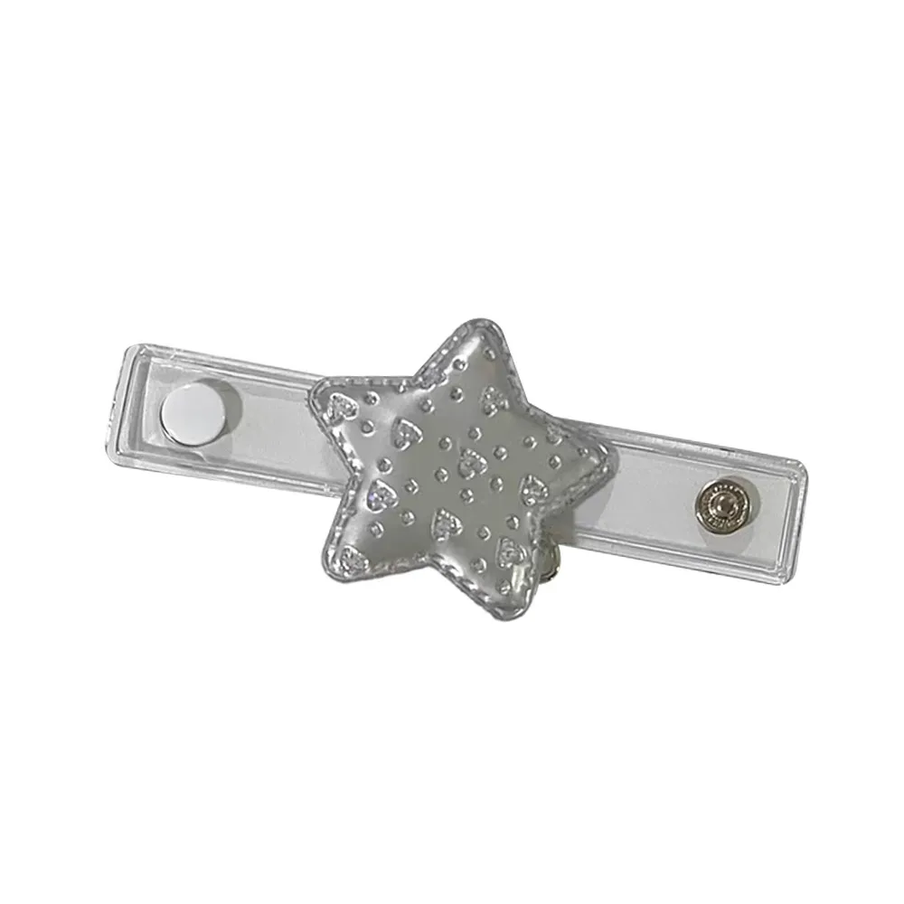 1 pièce boucle d'extension transparente durable pour sac avec doubles anneaux en d, support décoratif pour sangle de sac, porte-breloque pour sac à dos