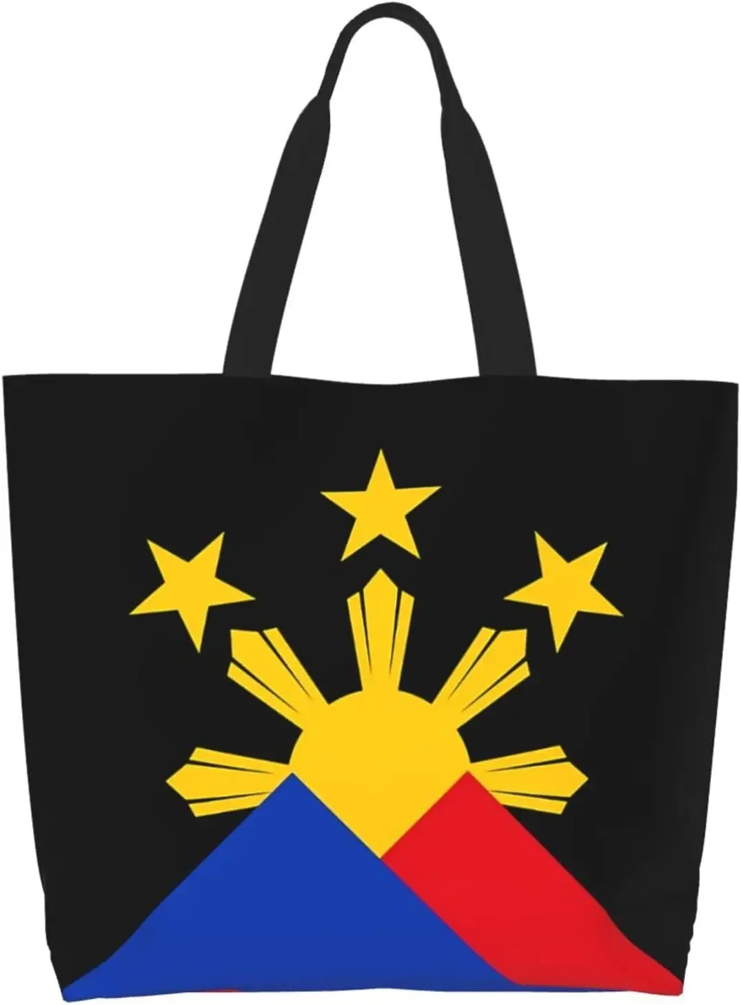 sac fourre-tout drapeau cubain pour femmes et hommes, grands sacs de courses réutilisables pour la plage, les voyages, la salle de sport, le yoga