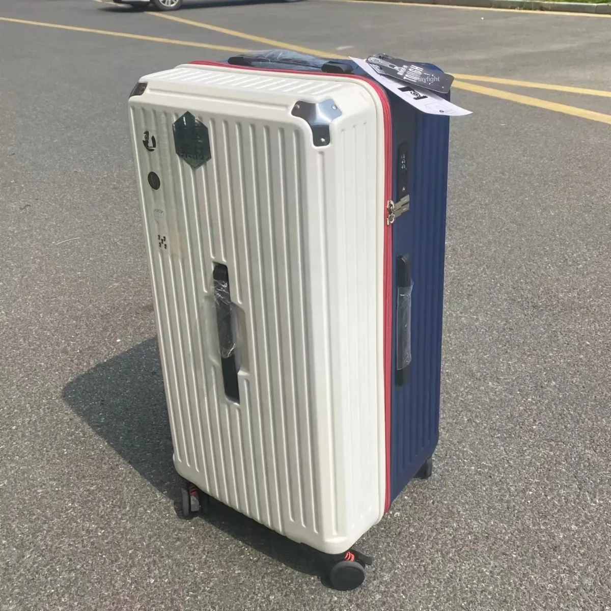 valise de voyage surdimensionnée de 28/30/36/50 pouces avec cinq roues tournantes, boîtier embarqué de 20 pouces, bagages à roulettes de grande capacité pour pc