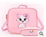 3 sacs à roulettes scolaires pour enfants, sacs à dos à roulettes pour filles, sacs à roulettes pour l'école, style chat, sacs à dos pour filles