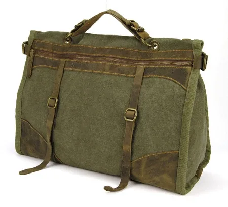 sac de voyage vintage rétro militaire en toile et cuir pour hommes, sac de sport, sac de week-end, sac de nuit, sac à main tendance