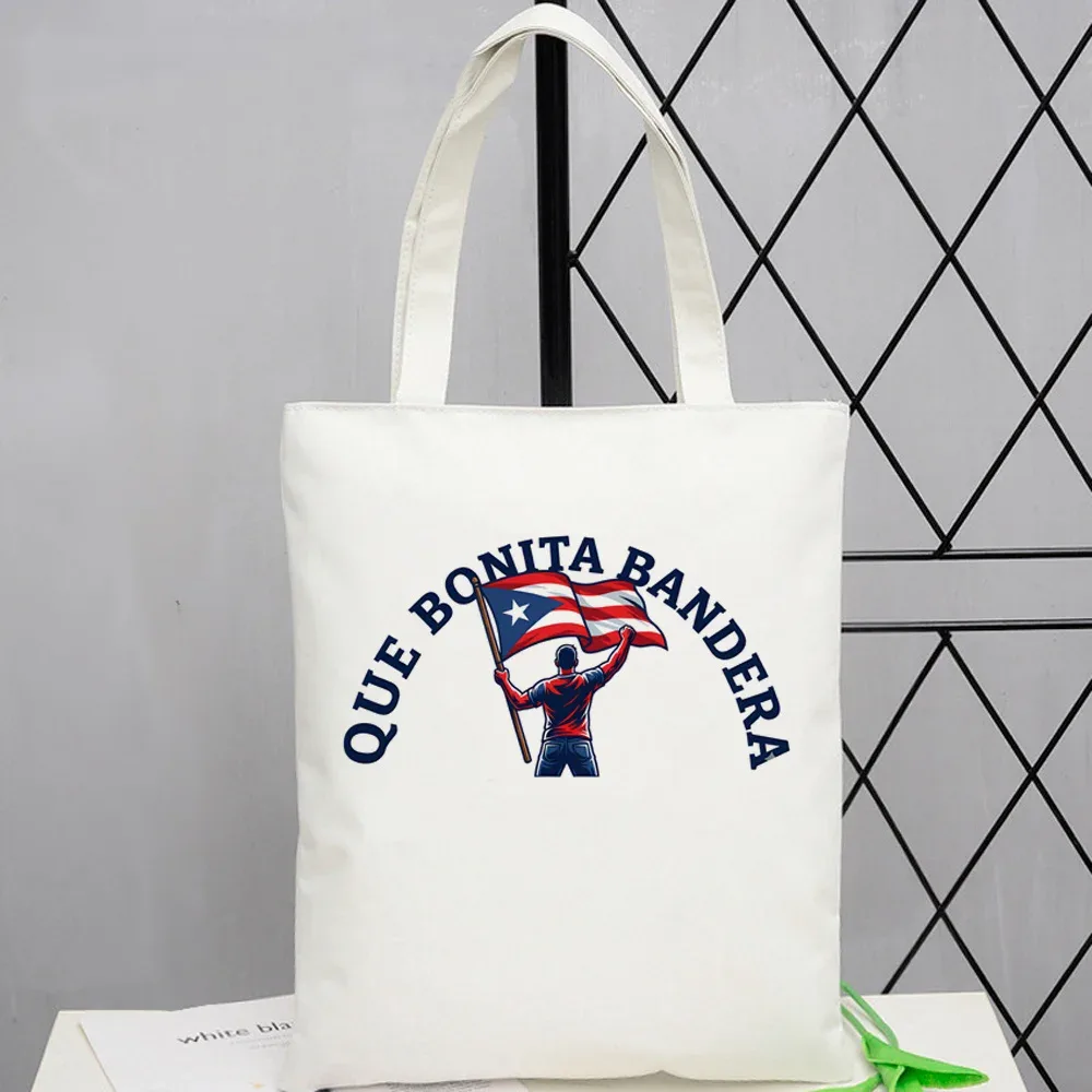 sac fourre-tout bad bunny, sac de courses personnalisable, pliable, réutilisable, à bandoulière, pour femme