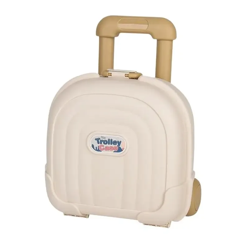 mini valise à roulettes mignonne pour enfants, coque épaisse durable, grande capacité pour le voyage des enfants, le rangement des jouets, des collations et des articles quotidien