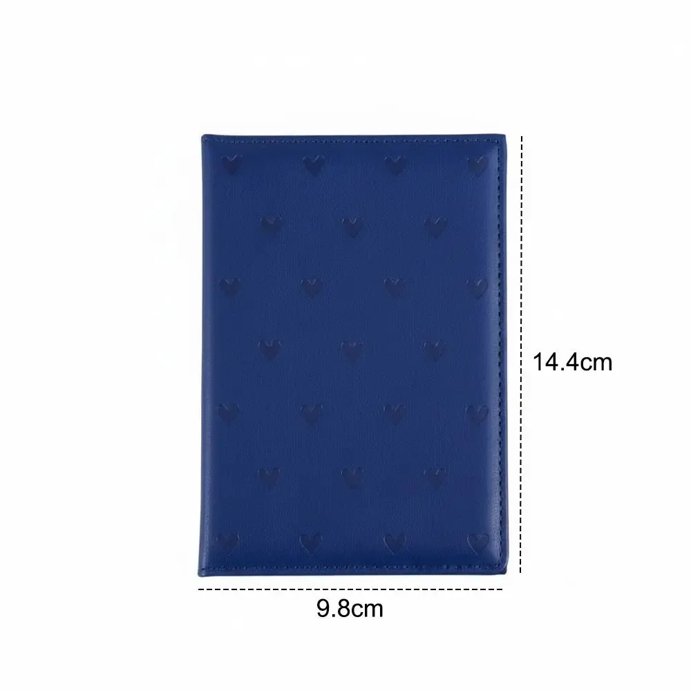 housse de protection pour passeport imprimée fashion love, en cuir pu, étui de voyage mignon pour passeport, porte-passeport portable