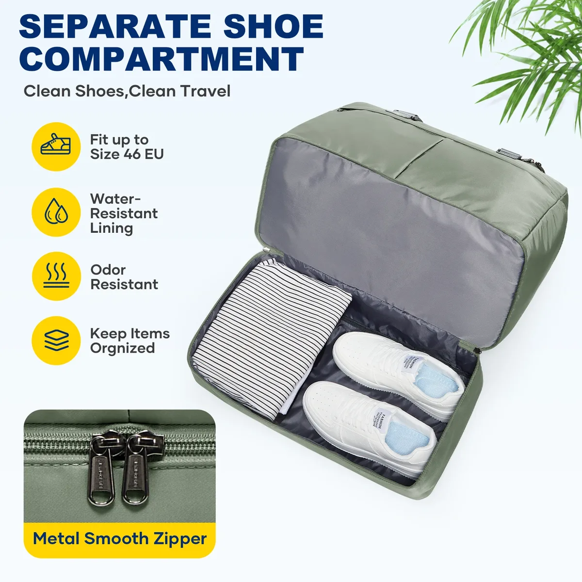 grand sac de voyage, sac de nuit à emporter avec compartiment à chaussures, sacs de week-end pour femmes pour les voyages, les affaires, le sport, l'hôpital