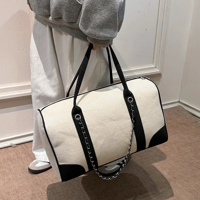 sac à main de voyage en toile de grande capacité pour abonnés, sacoche de transport simple, nouveauté