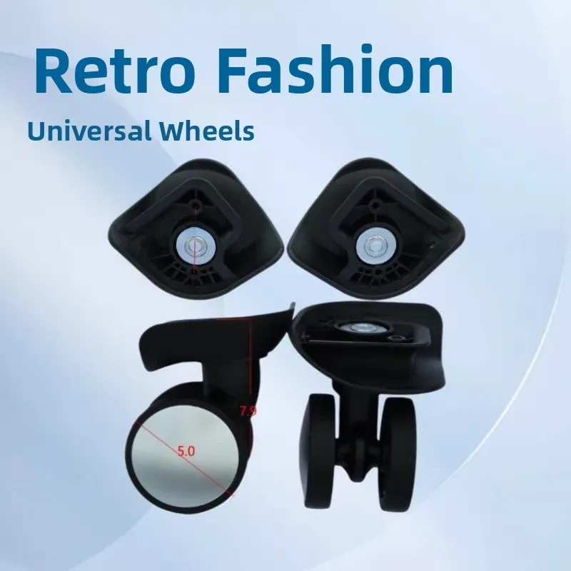roue de valise universelle bunlun f-61 à double rangée, en aluminium, pour bagages de voyage, avec serrure à c