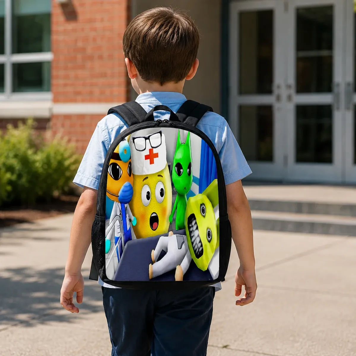 sac à dos d'hôpital vétérinaire pour enfants garçons filles, grande capacité, léger et imperméable pour les élèves du primaire et du collège 