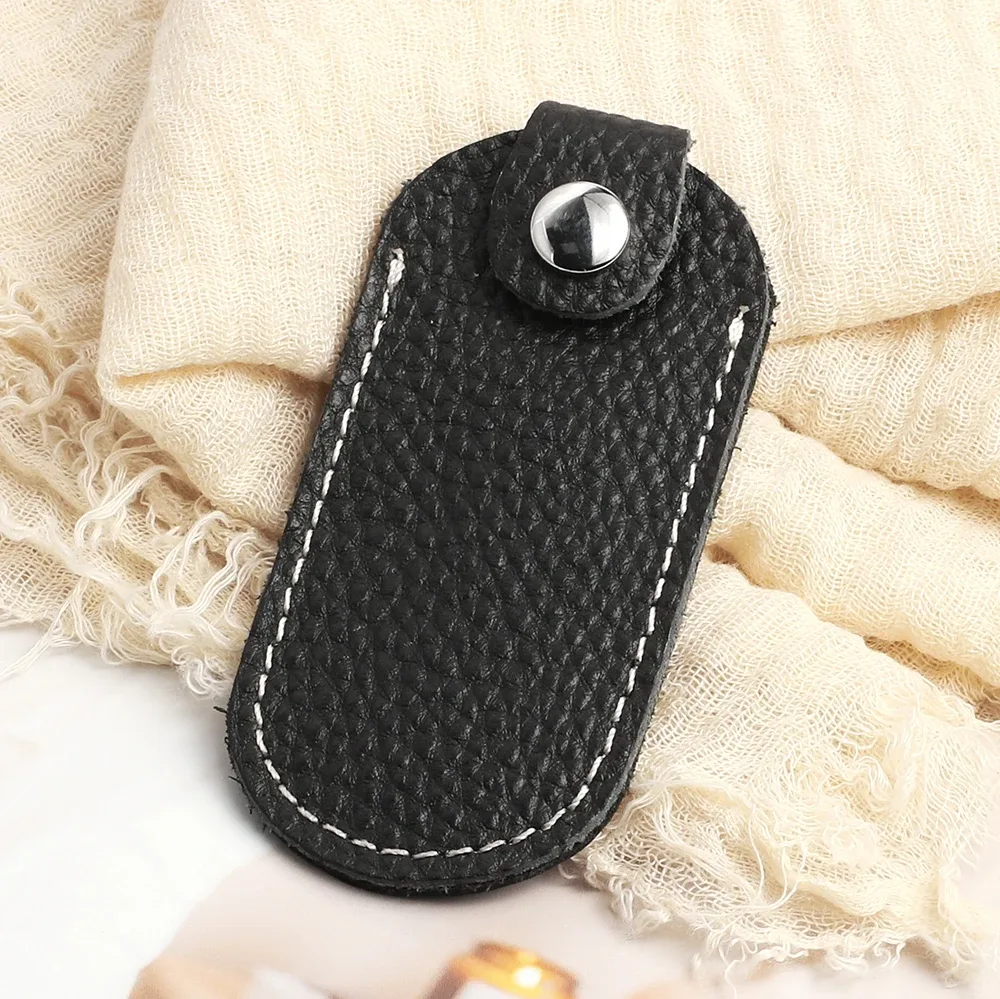pochette de protection en cuir de vachette véritable pour clé usb, étui de rangement pour clé usb, porte-clés, accessoires
