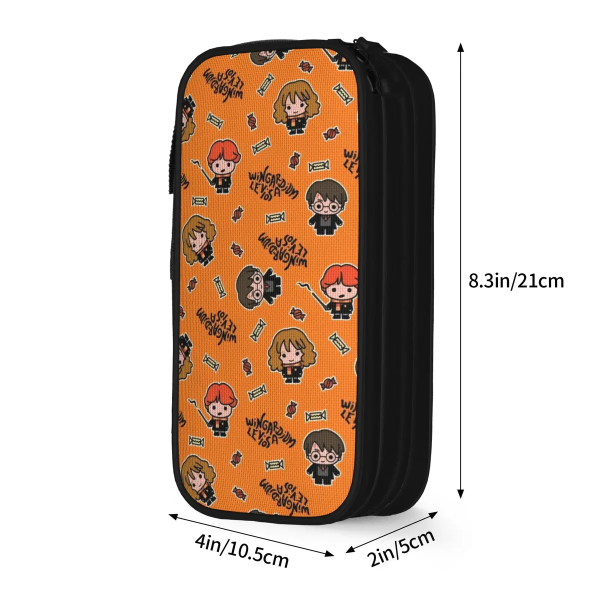 nouveaux étuis à crayons h-hp-p harrys potters, étui à crayons, porte-stylos pour fille et garçon, grands sacs de rangement, cadeaux de bureau, accessoires
