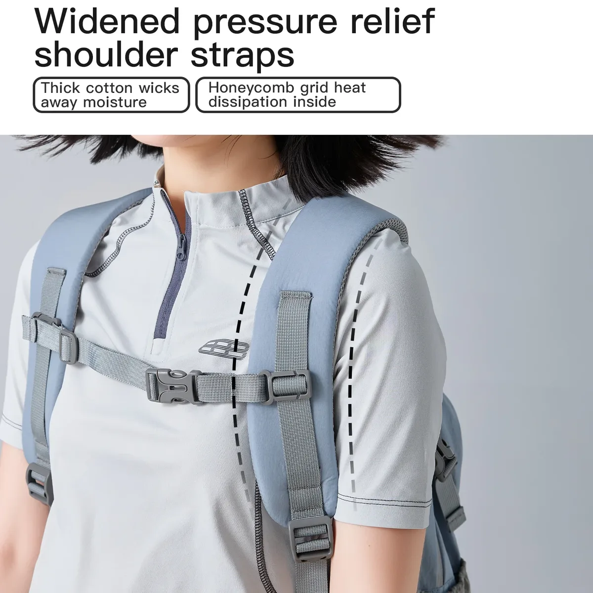 sac à dos de voyage unisexe léger fouvor avec poches latérales élastiques, idéal pour la randonnée en extérieur et l'école, pour hommes et femmes 2026 3068-09