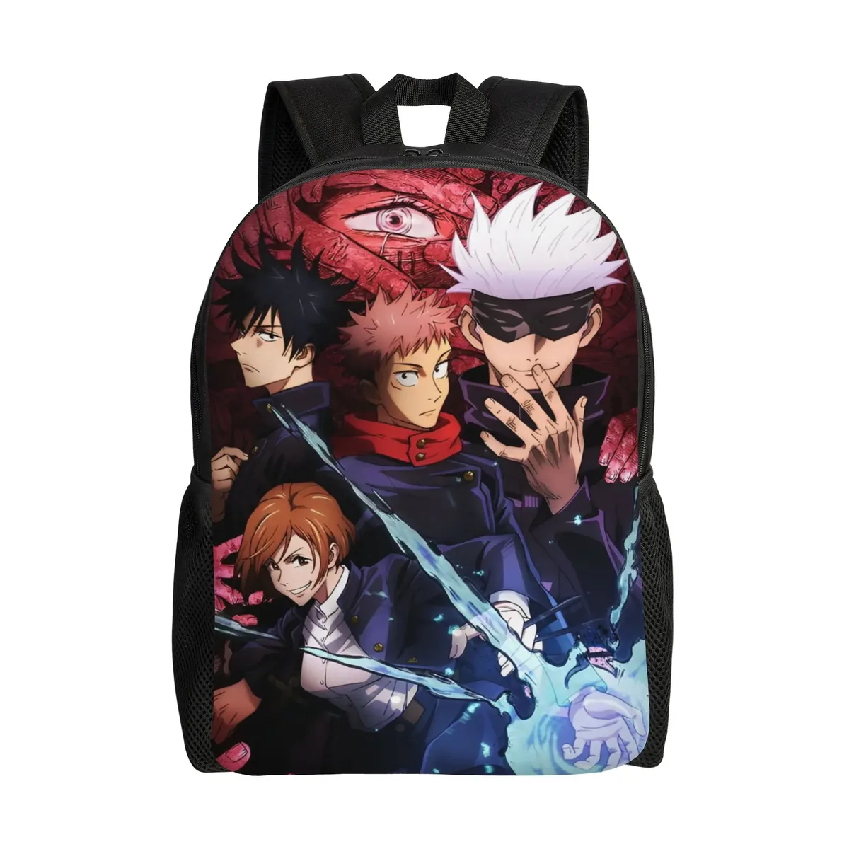sac à dos manga gojo satoru pour hommes, femmes, adolescents, étudiants, sac de travail, sac à bandoulière jujutsus kaisens, sac à dos d'université, sac de sport
