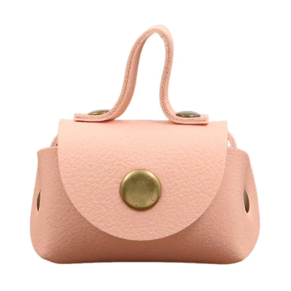 porte-monnaie en cuir pu tendance, mini sac de rangement multifonctionnel, petit cadeau décoratif, artisanat diy
