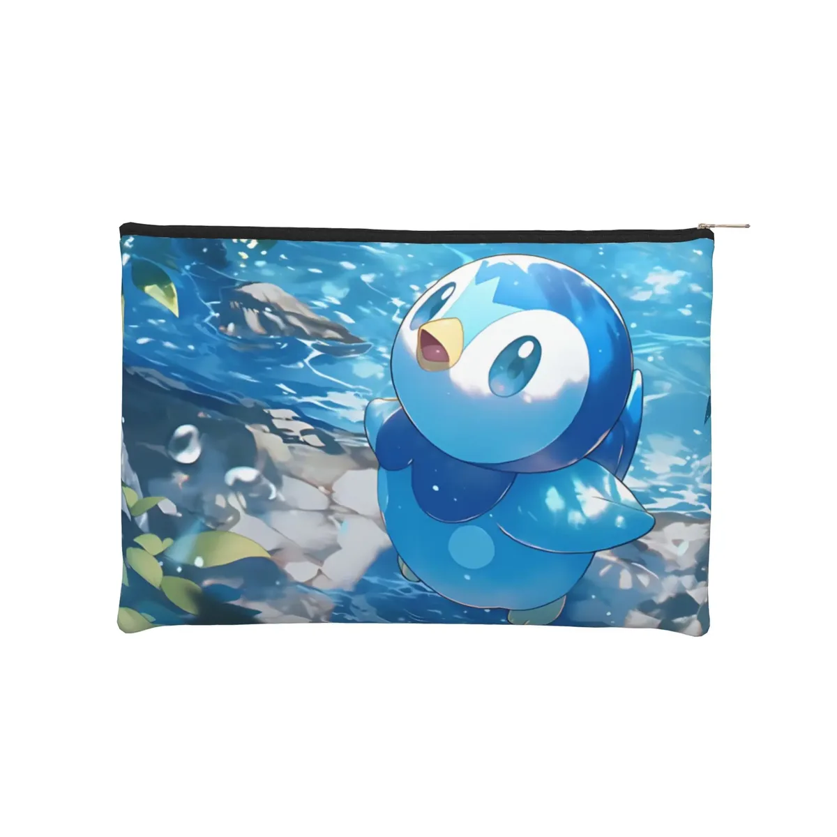 sac pliable mignon sur le thème pokémon, sac de maquillage, trousse de toilette avec fermeture éclair, pochette cosmétique de voyage
