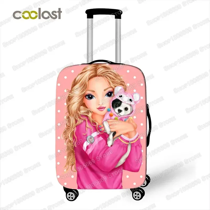 juste de bagage imprimée dessin animé pour filles, super spinal, accessoires de voyage, valise trolley, housses de protection de bagages, housse de valise anti-poussière