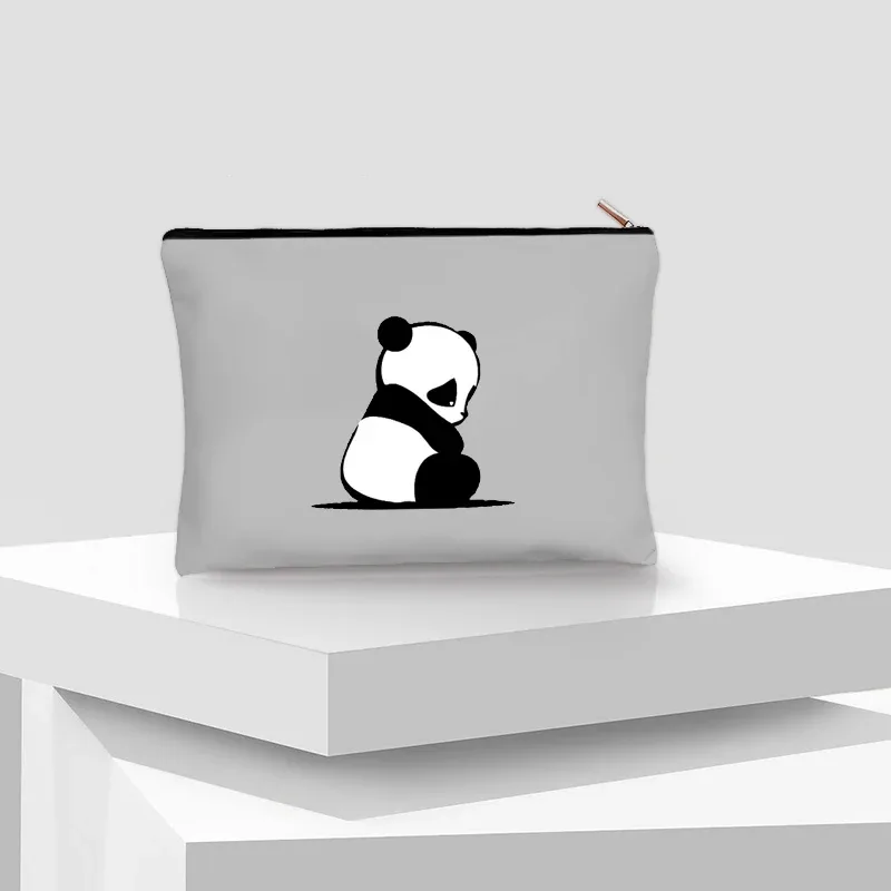 kawaii panda trousse à cosmétiques enfants voyage nécessité toilette sac à couches pochette de maquillage pour jolies filles anniversaire nouvel an cadeau