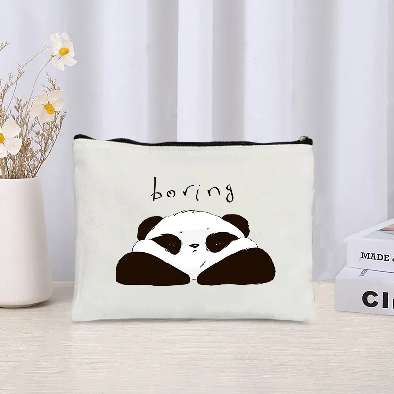 kawaii panda trousse à cosmétiques enfants voyage nécessité toilette sac à couches pochette de maquillage pour jolies filles anniversaire nouvel an cadeau