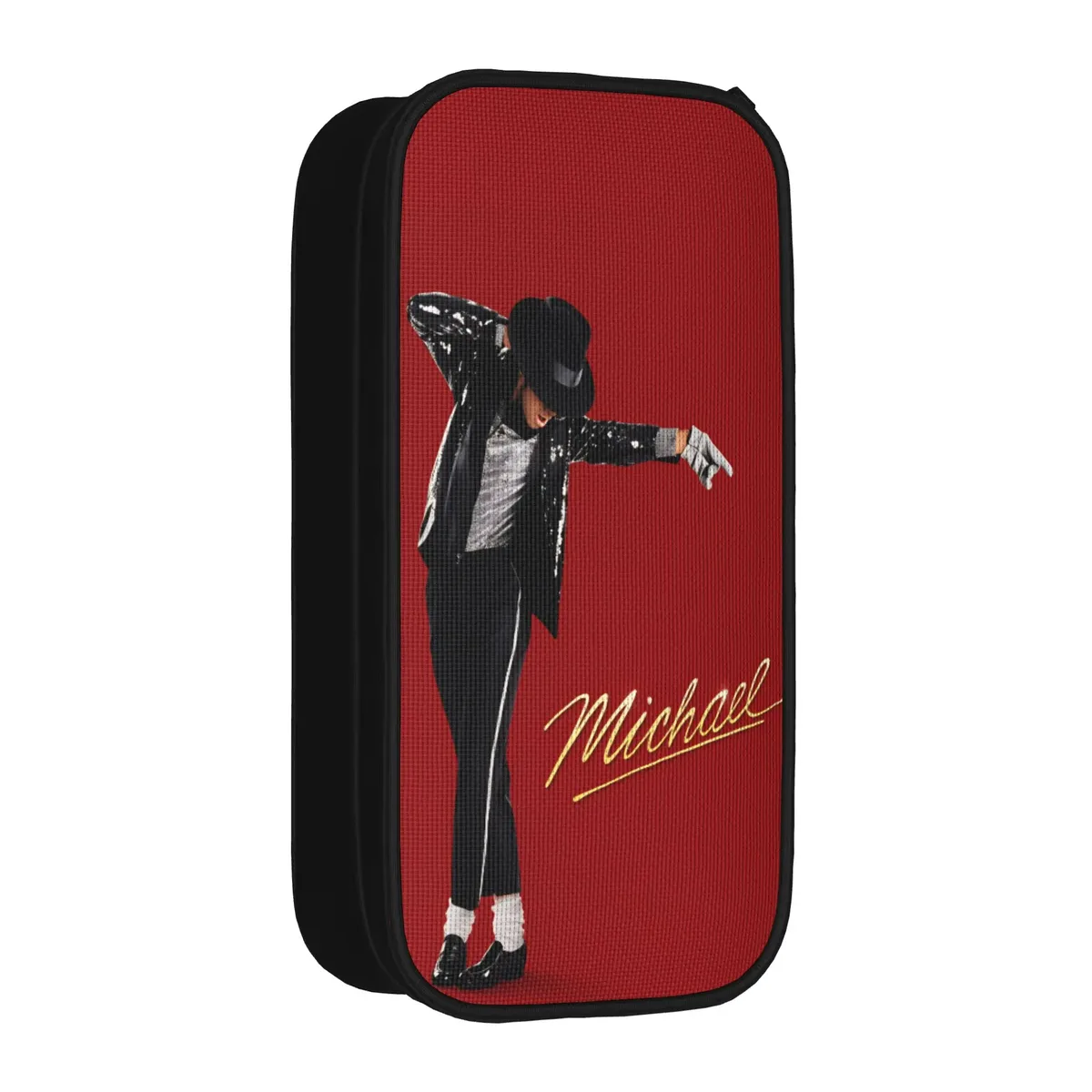 michael mj – trousse à crayons en toile pour filles et garçons, jolie trousse à crayons pour l'école, fournitures scolaires