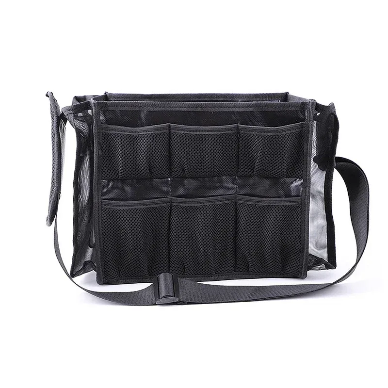 trousse de maquillage professionnelle, trousse à cosmétiques d'artiste, sac à main lancé, noir, portable, kits de maquillage de voyage, evalu2024