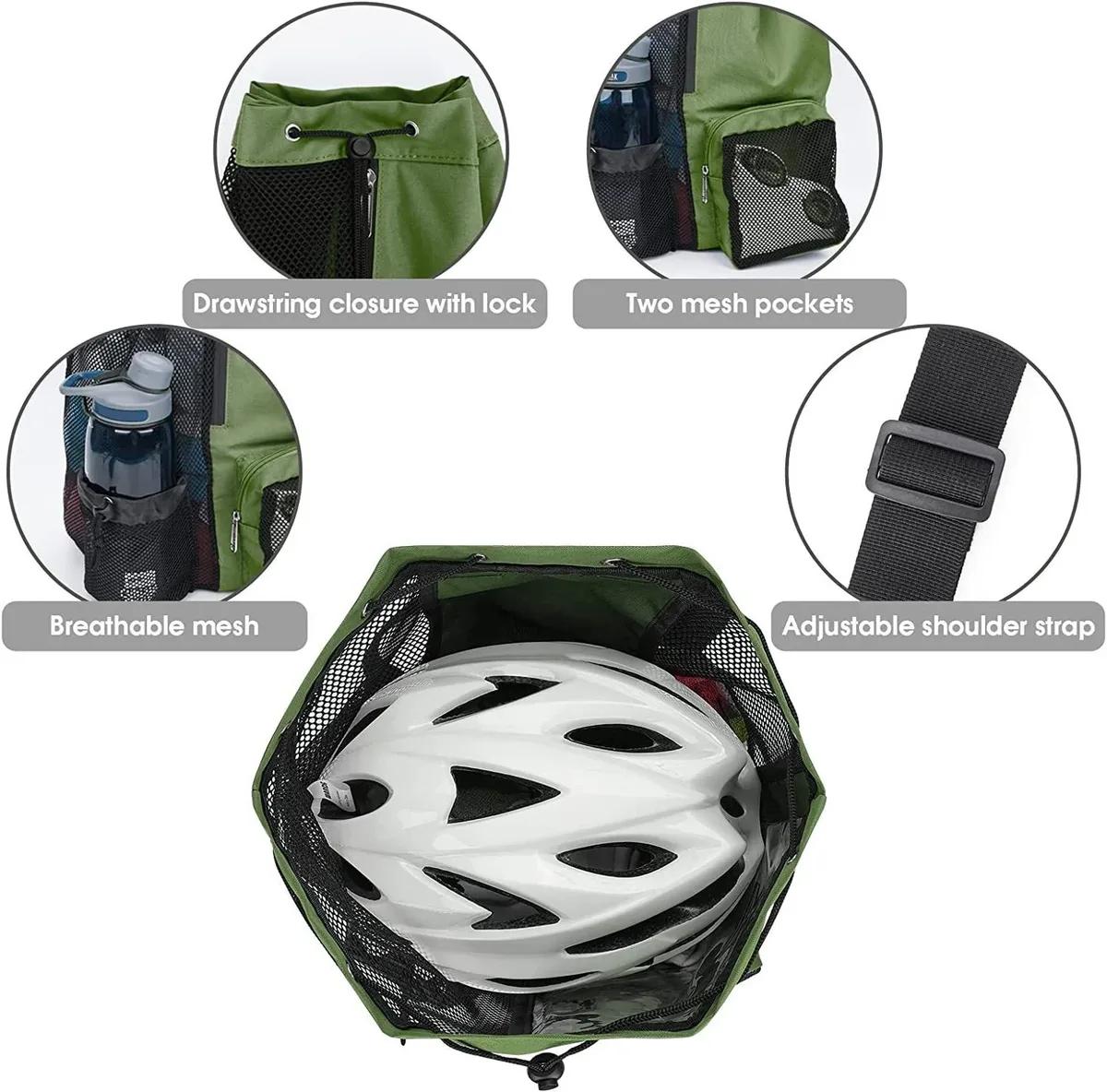 sac de bain en maille avec cordon de serrage, sac à dos de plage polyvalent avec poche humide pour la natation, la salle de sport et l'équipement d'entraînement