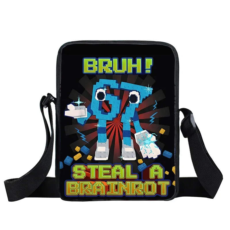 nouvel ensemble de 3 sacs à dos imprimés 67 six seven pour élèves du primaire, sac à déjeuner, trousse à crayons, sac d'école pour enfants