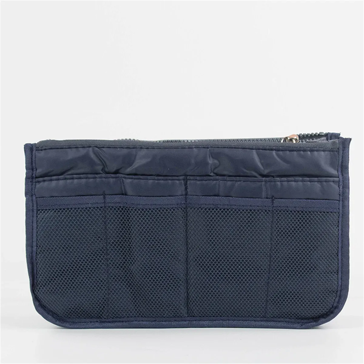 sac de maquillage multifonctionnel de grande capacité, sac de voyage portable à double fermeture éclair, sac de rangement pour articles de toilette, sac pour maman, sac cosmétique multi-poches