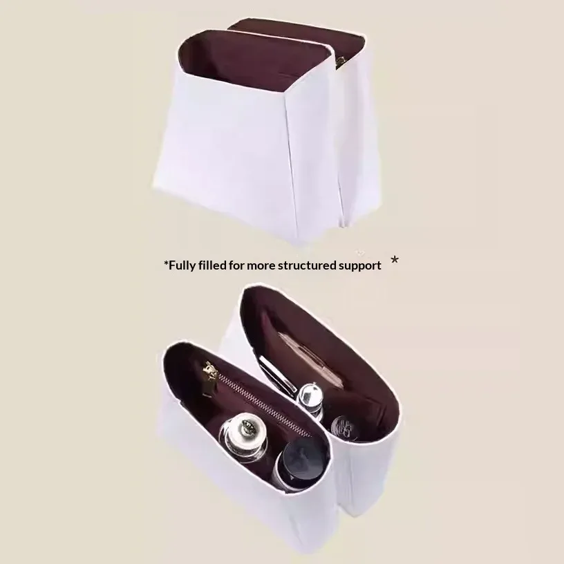 organisateur d'insert pour sacs à main, organisateur de sac imperméable pour sac seau, compatible avec les accessoires de sac lv neonoe bb