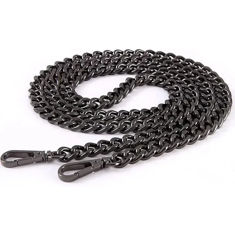 chaîne de sac en métal et aluminium de 120cm, pièces de rechange, accessoires pour sac à main à bandoulière pour femmes, bricolage, sangles détachables faites à la main