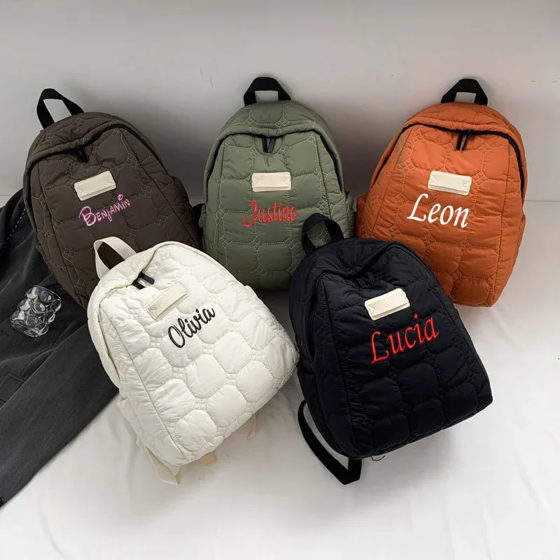 sac à dos en toile personnalisé pour femme, petit sac à dos frais, simple, décontracté, léger, étanche