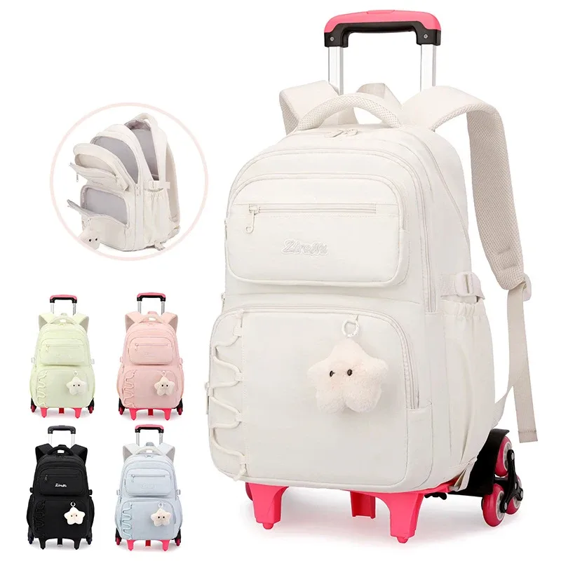 sac à dos scolaire pour enfants, sac à roulettes pour filles, sac à dos pour étudiants, sac à livres pour enfants, sac à dos à roulettes, sac à dos à roulettes