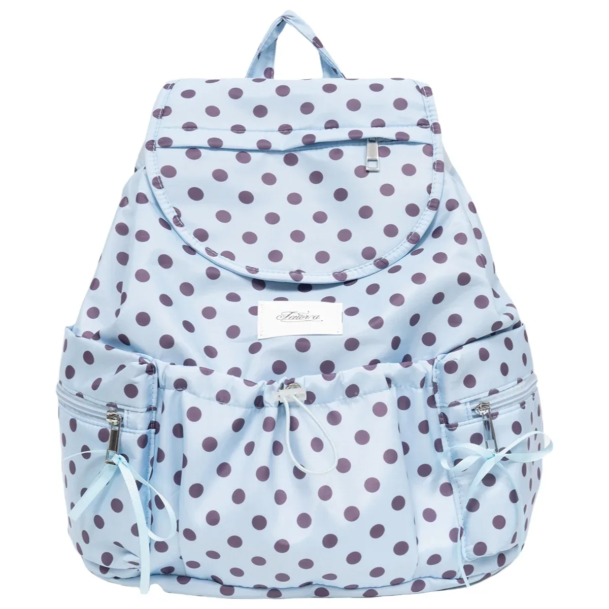 sac à bandoulière à pois au design original, nouveau style coréen 2025, sac de voyage décontracté en nylon pour femme, sac à dos pour les trajets quotidiens et les sorties