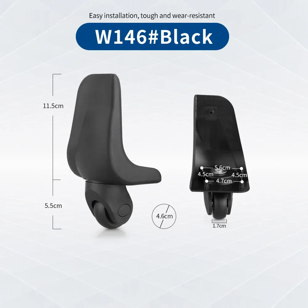 roues universelles de remplacement pour valises samsonite, accessoires pour roulettes de bagages en cuir, roulettes de remplacement pour valises à roulettes