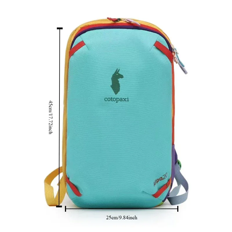 sac à dos unisexe 20l dopamine camel, sac d'école durable, léger, pour les déplacements quotidiens, sac à double bandoulière