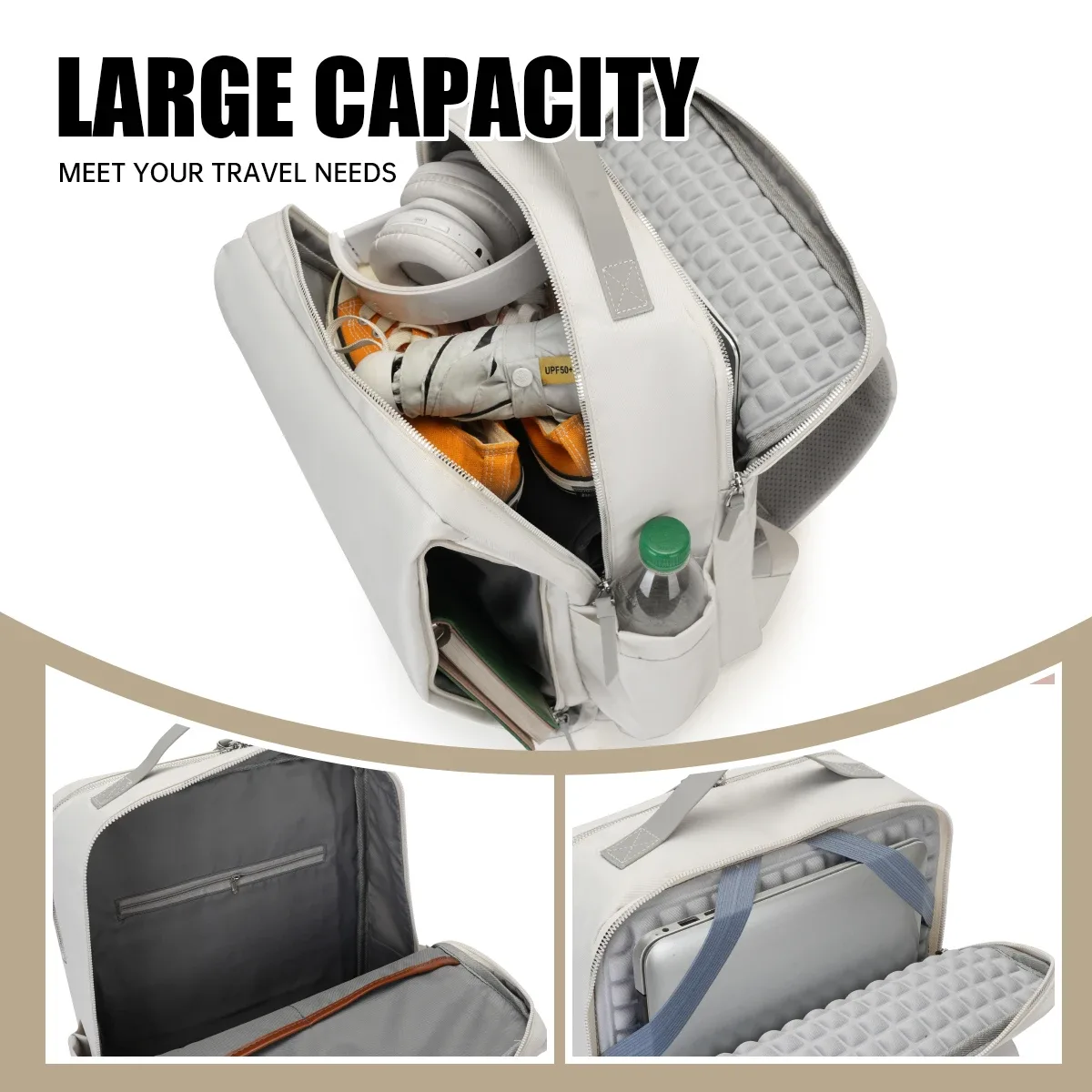 sac à dos pour ordinateur portable d'affaires pour hommes pour voyages d'affaires, voyages, déplacements, sac à dos léger, élégant, simple, jeune, grande capacité, sac à main pour femmes pour les voyages internationaux