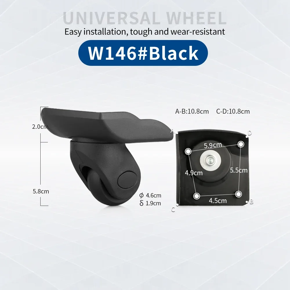 roues universelles de remplacement pour valises samsonite, accessoires pour roulettes de bagages en cuir, roulettes de remplacement pour valises à roulettes