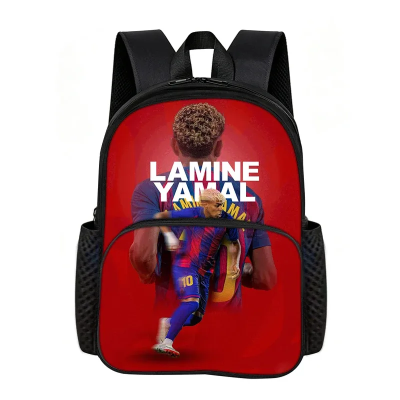 sac à dos d'école l-lamin yamal avec poche avant, idéal pour les fans de football, le meilleur cadeau pour les amateurs de sport
