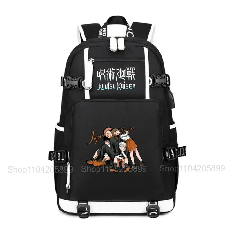 sac à dos jujutsu kaisen, mochila anime, cartable pour étudiants et adolescents, sacs d'école pour garçons et filles, grand sac à dos de voyage quotidien, cadeau