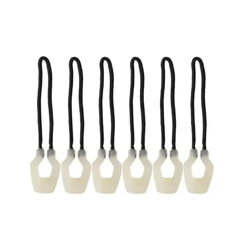 extracteurs de fermeture éclair lumineux, extension de fermeture éclair pratique pour sac à dos, veste, accessoire de fermeture éclair pour tente, outil de tête coulissante, 6/12 pièces