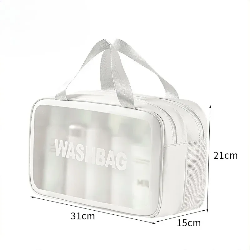 sac de maquillage séparé pour articles humides et secs, trousse de toilette portable, sac de rangement grande capacité pour essentiels de voyage, fitness et natation